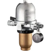 OVENTROP TOC-Duo-3 Entlüfter G 3/8 IG x G 3/8 AG mit Manometer 5-20 my