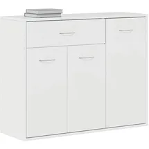 vidaXL Sideboard 88 x 70 x 30 cm Hochglanz-Weiß