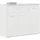 vidaXL Sideboard 88 x 70 x 30 cm Hochglanz-Weiß