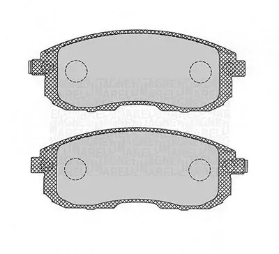 Magneti Marelli Bremsbelagsatz, Scheibenbremse [Hersteller-Nr. 363916060696] für Nissan