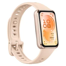 Huawei Band 11 Beige 28,2 mm Aluminiumgehäuse Fluorelastomerarmband Beige