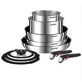 Tefal Ingenio Emotion Topf-Set 10-tlg. Töpfe + Pfannen + Glasdeckeln + Griffe