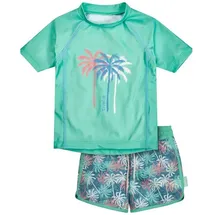 Playshoes UV-Schutz Bade-Set Palmen in mint | Gr.: 86/92