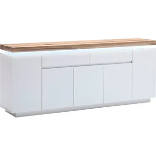 MCA Furniture Sideboard 200 x 81 x 40 cm weiß