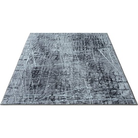 merinos Teppich »Elis Plus 6500«, rechteckig, strapazierfähiges Flachgewebe, Wohnzimmer, Flur, Diele, grau