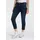 Herrlicher "Shyra Cropped Denim Stretch", Damen, Gr. 29, N-Gr, blau (orion), Denim/Jeans, Obermaterial: 97% Baumwolle, 3% Elasthan, Jeans, mit halb verdeckter Knopfleiste