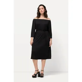 Ulla Popken Kleid Midikleid Schwarz 50/52