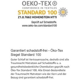 Traumnacht Basic 2 in 1 Duo 120 x 200 cm H2/H3