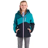KILLTEC KSW 166 GRLS Jckt Skijacke/ Funktionsjacke Mit Abzippbarer Kapuze Und Schneefang, Dunkel Türkis, 128 EU