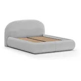beautysofa MOTTI 180 x 200 cm Hellgrau
