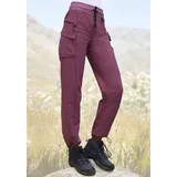 LASCANA Trekkinghose Cargo Pants lila 36