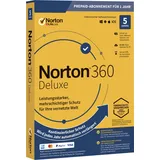 Norton 360 Deluxe, 50 GB Cloud-Backup, 5 Geräte 1 Jahr