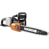 WORX WG384E.9 Akku-Kettensäge 40V Max, Profi Motorsäge mit bürstenlosem Motor, Baumpflege ohne Kabel, PowerShare kompatibel, 35 cm Schnittlänge, ohne Akku & Ladegerät