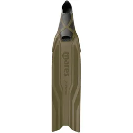 Mares X-wing Short, Schnorchelflossen, Spritzguss, Erwachsene, Unisex, Olive, 36