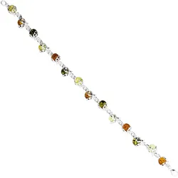 Armband OSTSEE-SCHMUCK "Ostsee-Schmuck Armband Marienkäfer Armband Marienkäfer", silber (silberfarben), Armbänder, Damen, 19cm, Silber 925 (Sterlingsilber)