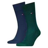 Tommy Hilfiger Socken mit diskretem Logo grün 39-42