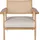Home Affaire Loungesessel »VILLAINE« Einzelsessel, Rattan-Sessel mit Wiener Geflecht, Cord, Webstoff beige