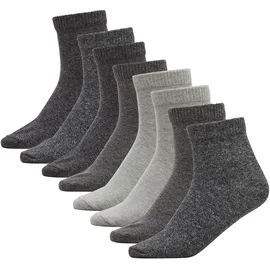 s.Oliver Kurzsocken 8er Pack Schwarz/Grau 39-42