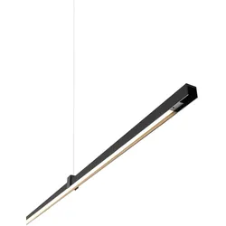 Lumen Center Morgana Pendelleuchte schwarz | warmweiß (3000 K) | B 143cm
