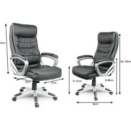 Sofotel EG-226 Kunstleder Schwarz