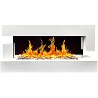 Chemin'Arte Elektrischer Wandkamin QUARTZ 3XL 153 cm mit LED-Flammeneffekt - 256
