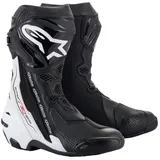 Alpinestars Supertech R Motorradstiefel schwarz-weiss, Größe 46