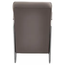 K+W Komfort & Wohnen Cocktailsessel mit bezogenen Armlehnen 62 x 77 x 83 cm Braun