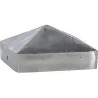 Pfostenkappe Pyramide Aluminium Druckguss 4 x 9,1 x 9,1 cm