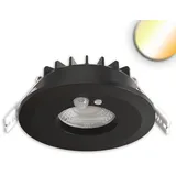 Fiai IsoLED Einbaustrahler Aluminium 6 W 580 lm IP65 schwarz
