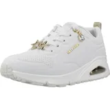 SKECHERS Uno Gen1 Kinder Weiß/Gold 37