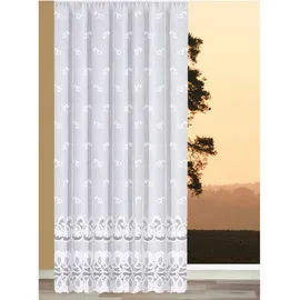 Heine Gardine HEINE HOME Gr. 2, weiß, B:450cm H:175cm, Polyester, Gardinen, Gardine