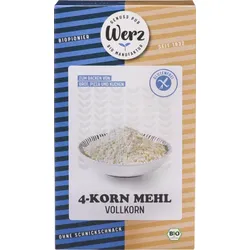 Werz 4-Korn-Mehl glutenfrei bio