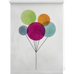 Lichtblick Rollo Klemmfix, ohne Bohren, Verdunkelung, Ballon - Bunt