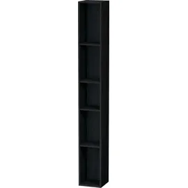 Duravit Regalelement L-Cube 18x18x140cm, 5 Fäch., vertik, Ei schwarz