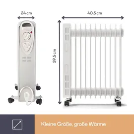 Perel Ölradiator, Heizkörper, Weiss