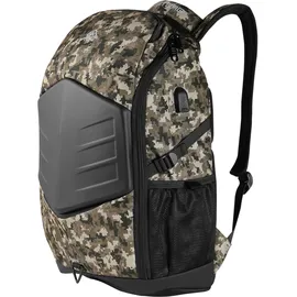 Boostboxx BoostBag Camouflage Backpack - Boostboxx Rucksack in urbanem Camouflage-Look für Laptop/Notebook bis 17,3" und Handy, perfekt für Schule, Studium oder Beruf