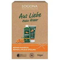 Logona Repair Shampoo & Spülung Geschenkset