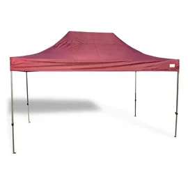 GRASEKAMP Faltpavillon 3 x 4,5 m inkl. 4 Seitenteile Rot