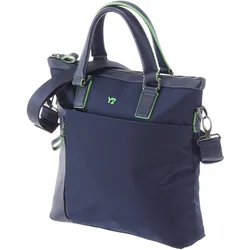 Y NOT? Business Schultertasche mit Laptopfach 33 cm - blue navy