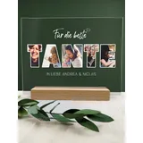 Tante Geschenk Acryltafel Foto Geschenk - Personalisierte Geschenke, Familien Geschenk, persönliches Geschenk, Fotoalbum aus Glas, Fotogeschenke, Eigenes Foto, die schönsten Momente - Tante Geschenke
