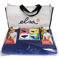 ELSA Coussin pour la nuque 50 x 11 cm Taie velours Bleu roi Oreiller 1 pc(s)