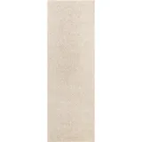 ELLE DECORATION Läufer Rocco, Creme, Champagner, Kunststoff, meliert, rechteckig, 80x240 cm, Oeko-Tex® Standard 100, Made in Europe, Cradle to Cradle®, für Fußbodenheizung geeignet, in verschiedenen Größen erhältlich, lichtunempfindlich, waschbar,