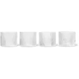 Ferm Living Glas 4er Set Ripple