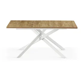 B&D home Esstisch Wildeiche Holz, 120x76x80 cm, Esszimmer, Tische, Esstische