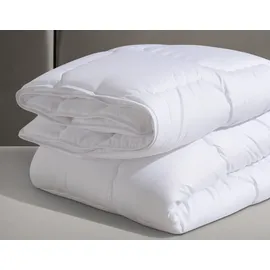 fan Kunstfaserbettdecke "Sanamed 95", weiß, B:155cm L:220cm, Bezug: 100% Polyester. Füllung: 100% Polyester, Bettdecken, kochfest und langlebig