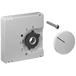 ALRE Abdeckung für Raumtemperaturregler JZ-001.000 50x50mm glanz reinweiss