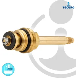 tecuro Ventil Oberteil 1/2 Zoll, für Unterputz-ventile - Messing blank