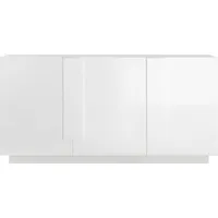 Sideboard INOSIGN "Jupiter" Sideboards Gr. B/H/T: 181 cm x 90 cm x 44 cm, weiß (weiß hochglanz lack) Sideboards Breite 181 cm mit 3 Türen