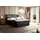 altdecor Boxspringbett NOEL GOLD KING - 160x200 - H3/H4 - Schwarz