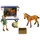 LeanToys Leichtes Pferd Figurenset Tiere 12 cm